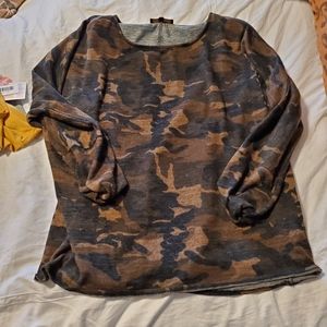 Camo sweater